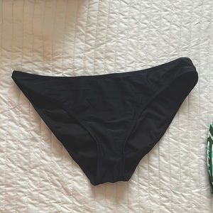 black bikini bottoms